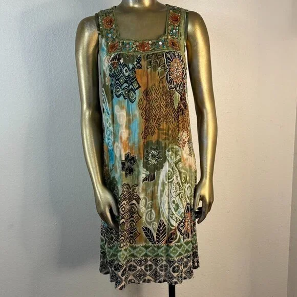 Fashion Terminal | Dresses | Sundress Size S Beaded Embroidered Smocked Floral Beaded Fairy Festival Brown | Poshmark Fashion Terminal | Dresses | Sundress Size S Beaded Embroidered Smocked Floral Beaded Fairy Festival Brown | Poshmark